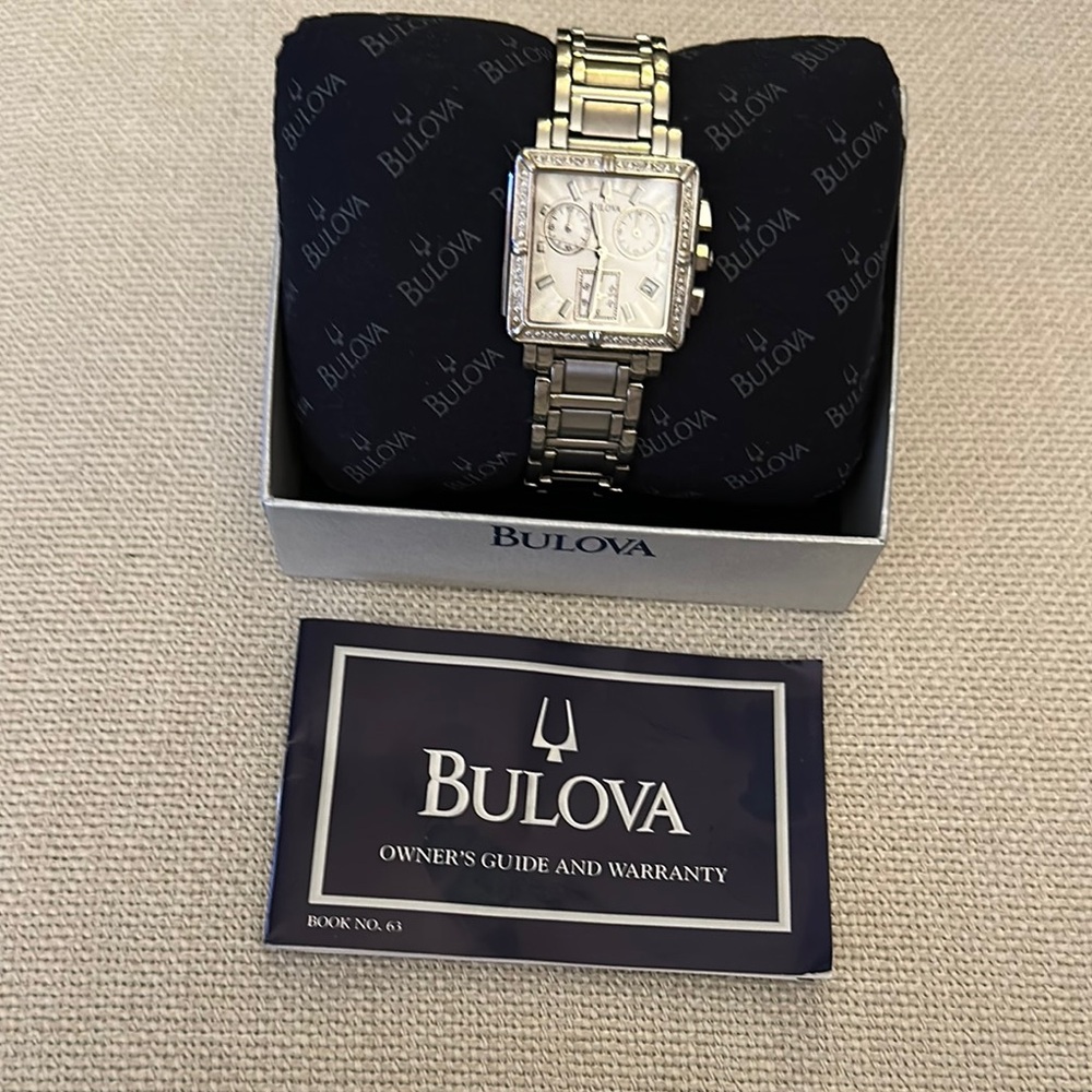 Bulova Silver Chronograph Watch - Picture 2 of 10